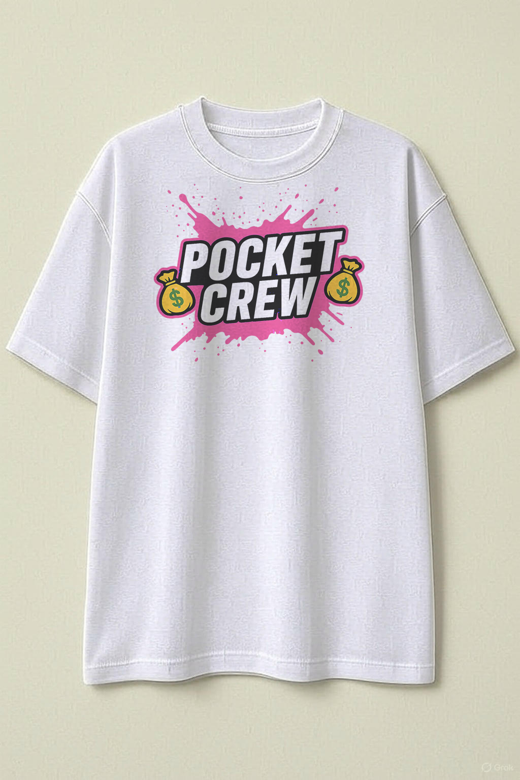 "Pocket Monster - Graffiti Gold Edition" Oversized Tee