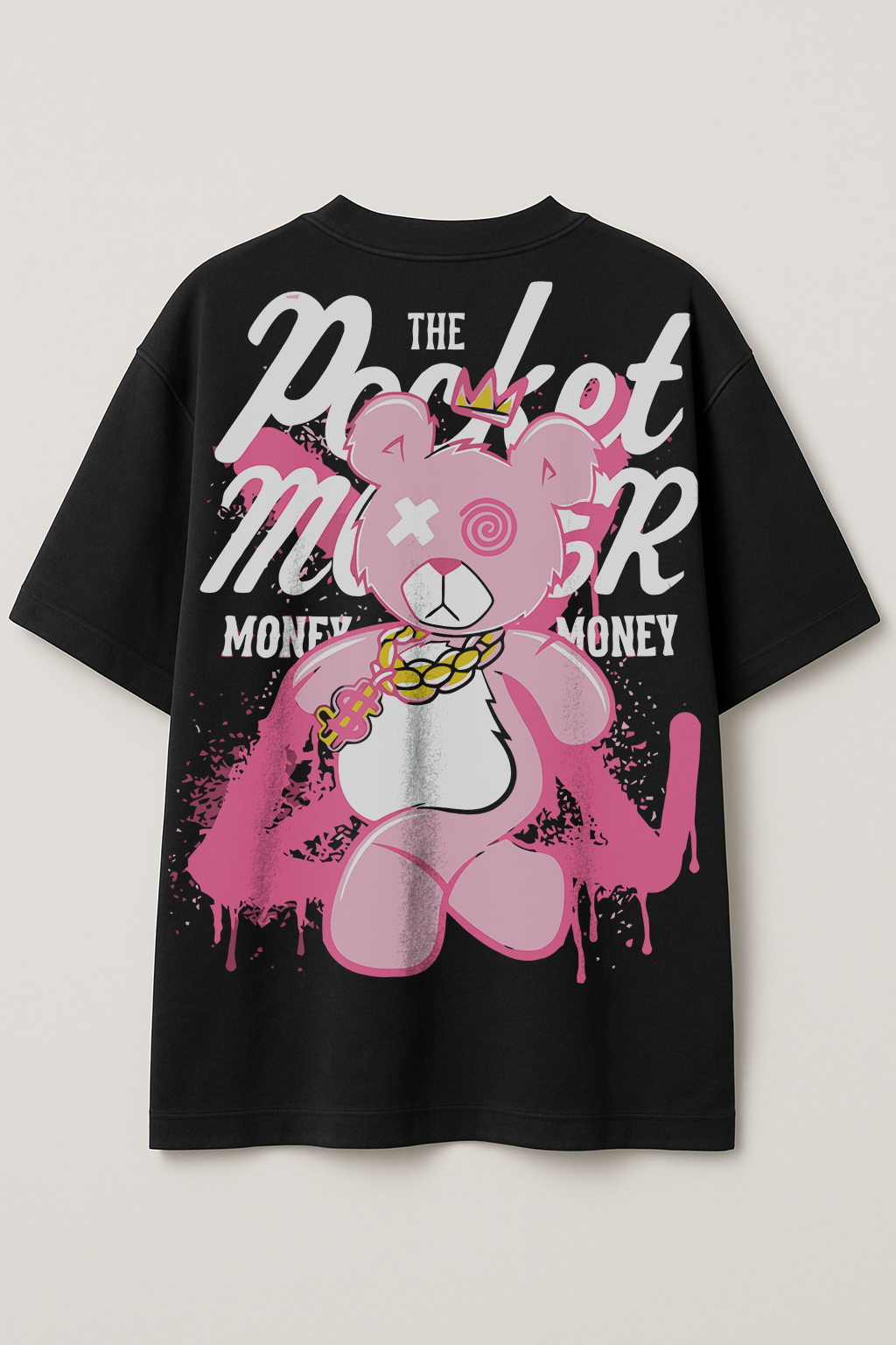 "Pocket Monster - Graffiti Gold Edition" Oversized Tee