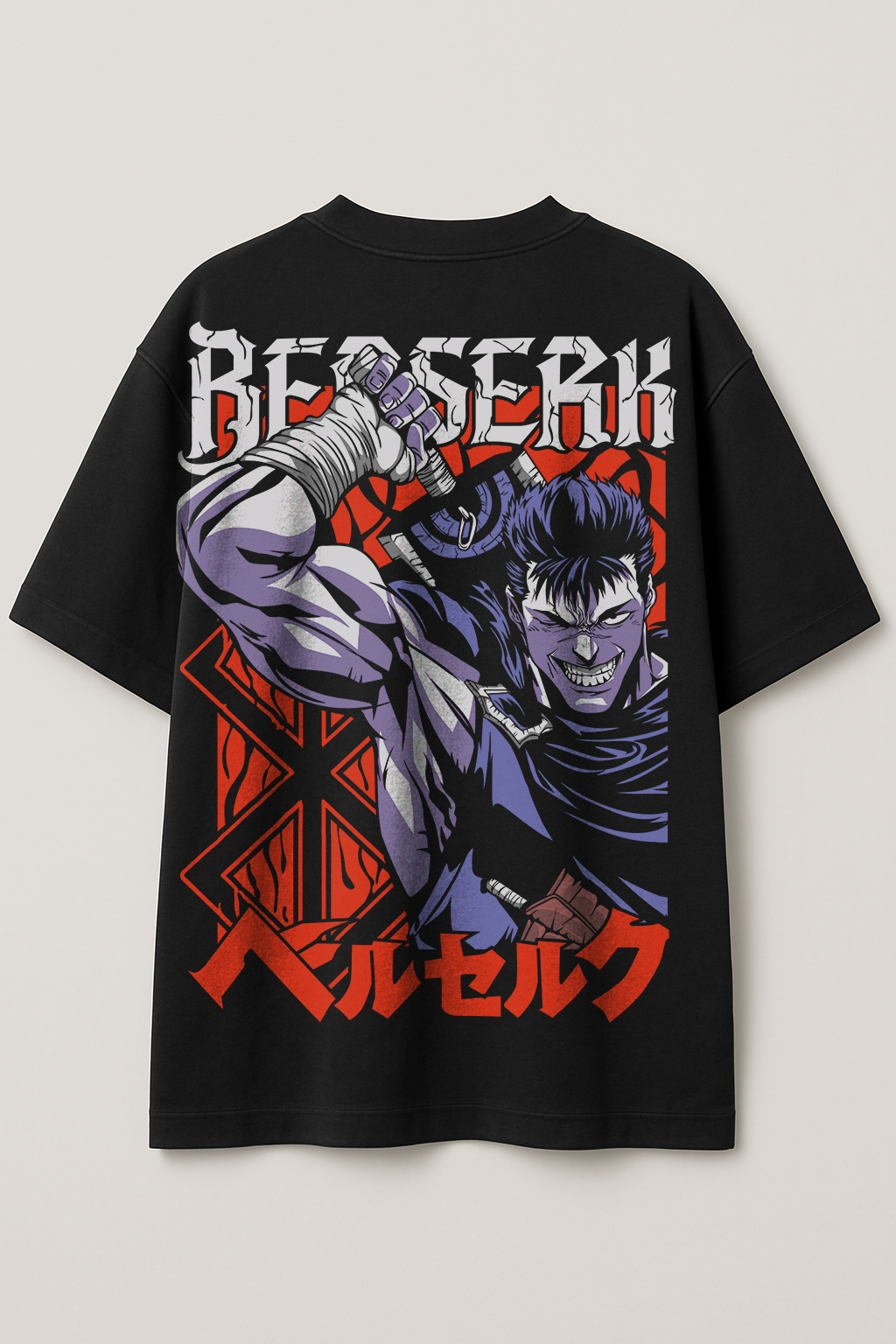BERSERK Domain Tee – Unleash the Black Swordsman
