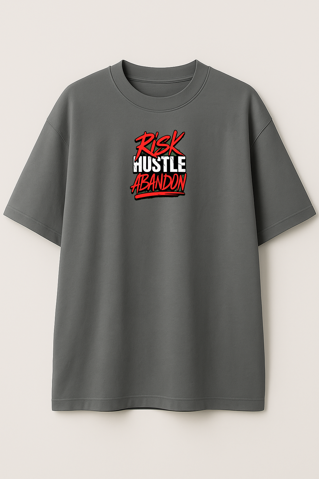 Money Talks, Hustle Screams – Oversized Street Statement Tee