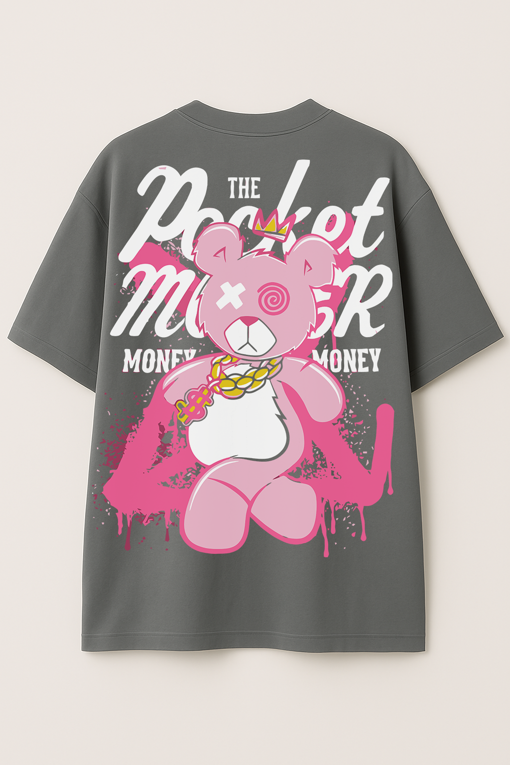 "Pocket Monster - Graffiti Gold Edition" Oversized Tee