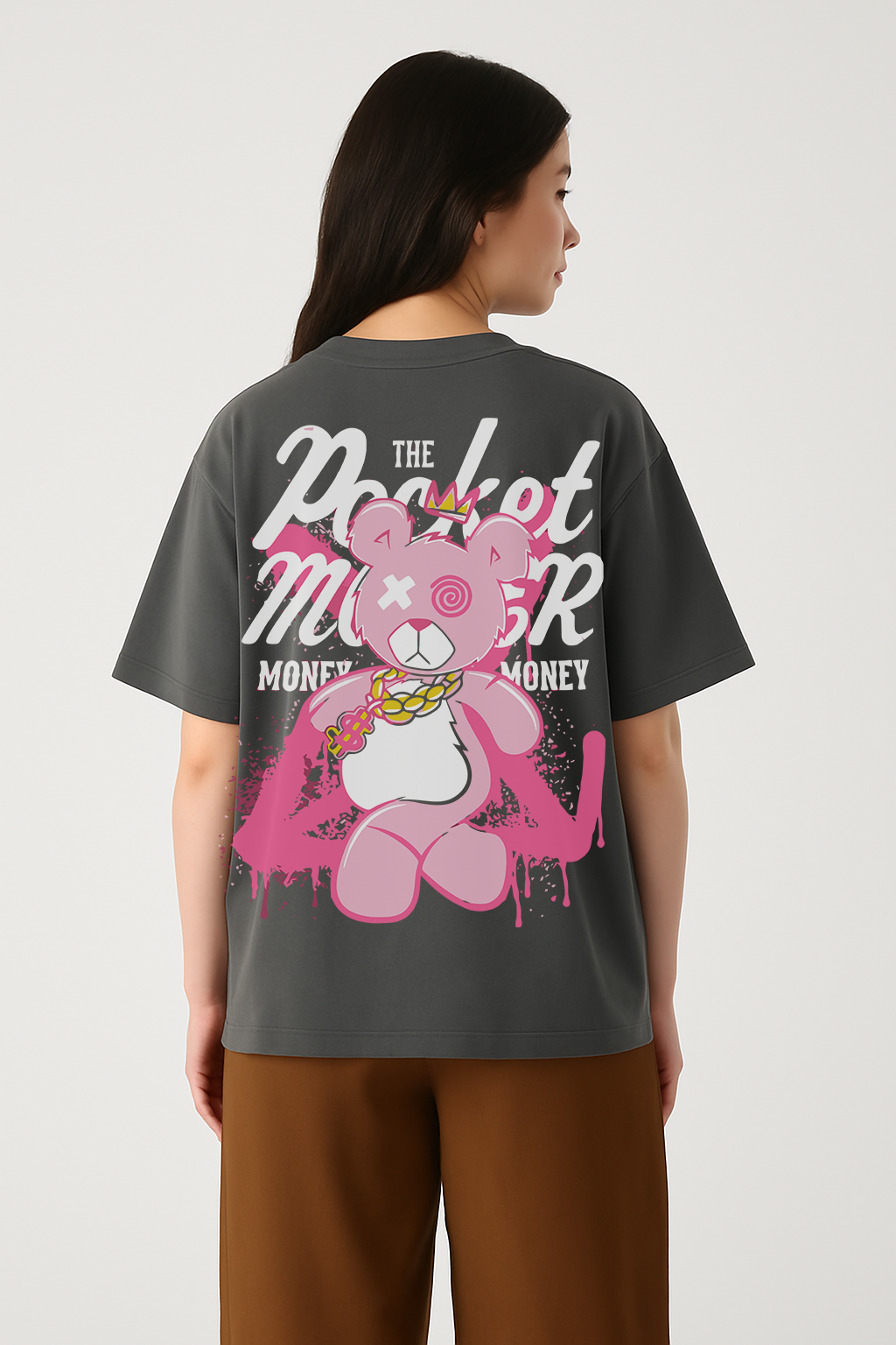 "Pocket Monster - Graffiti Gold Edition" Oversized Tee