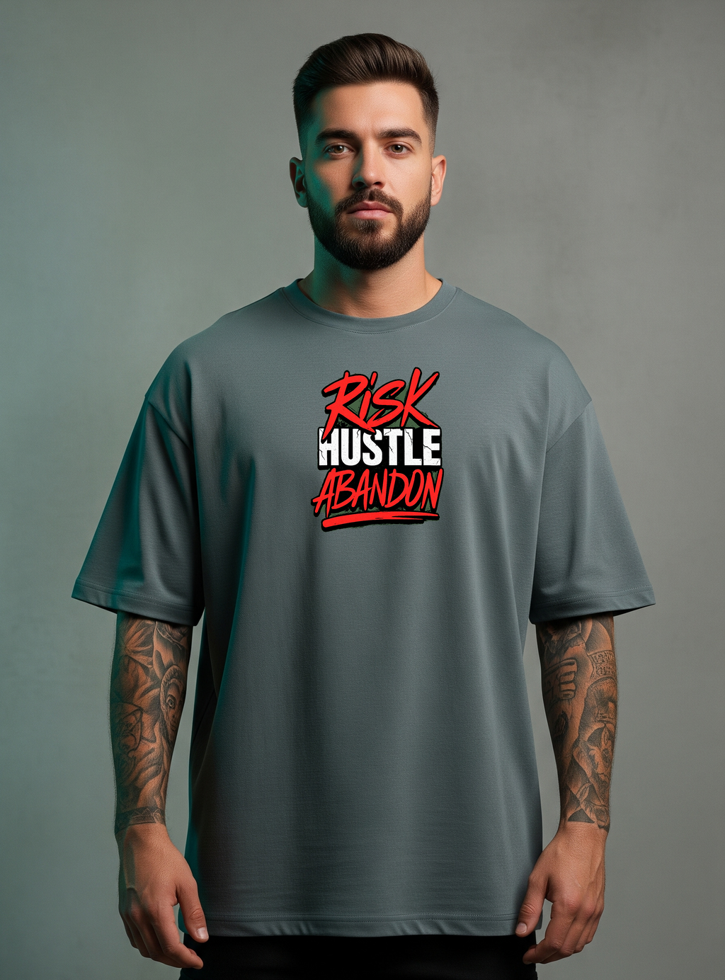 Money Talks, Hustle Screams – Oversized Street Statement Tee