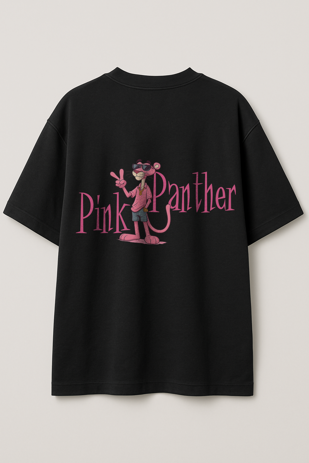 "Drip Panther - Oversized Tee with Zero F*cks Given"